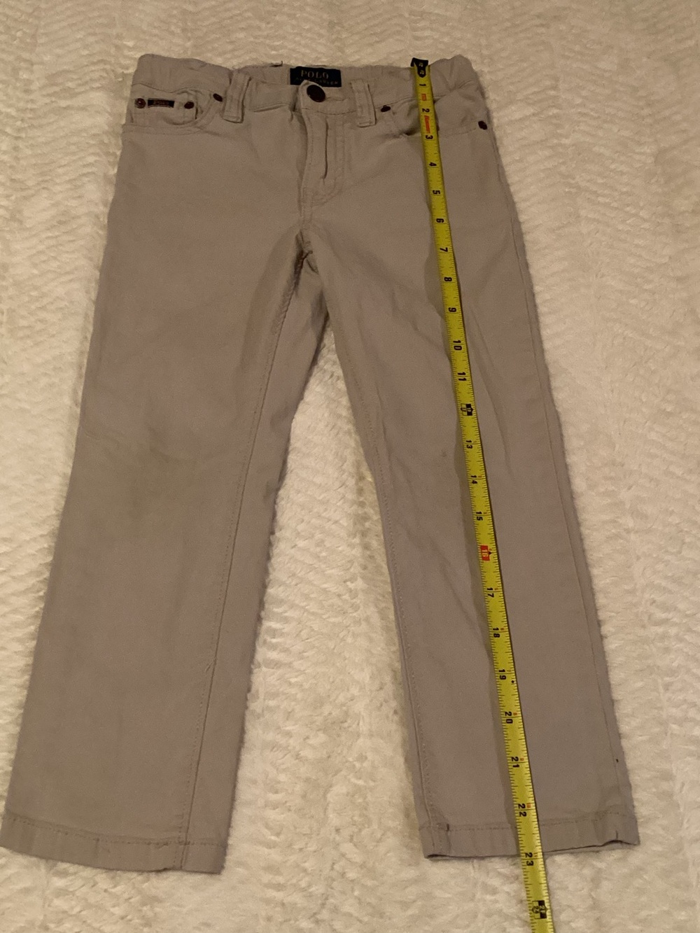 Toddler Polo Ralph Lauren Sz 4 Straight Leg Soft Stretch Cream Color Dress Pants